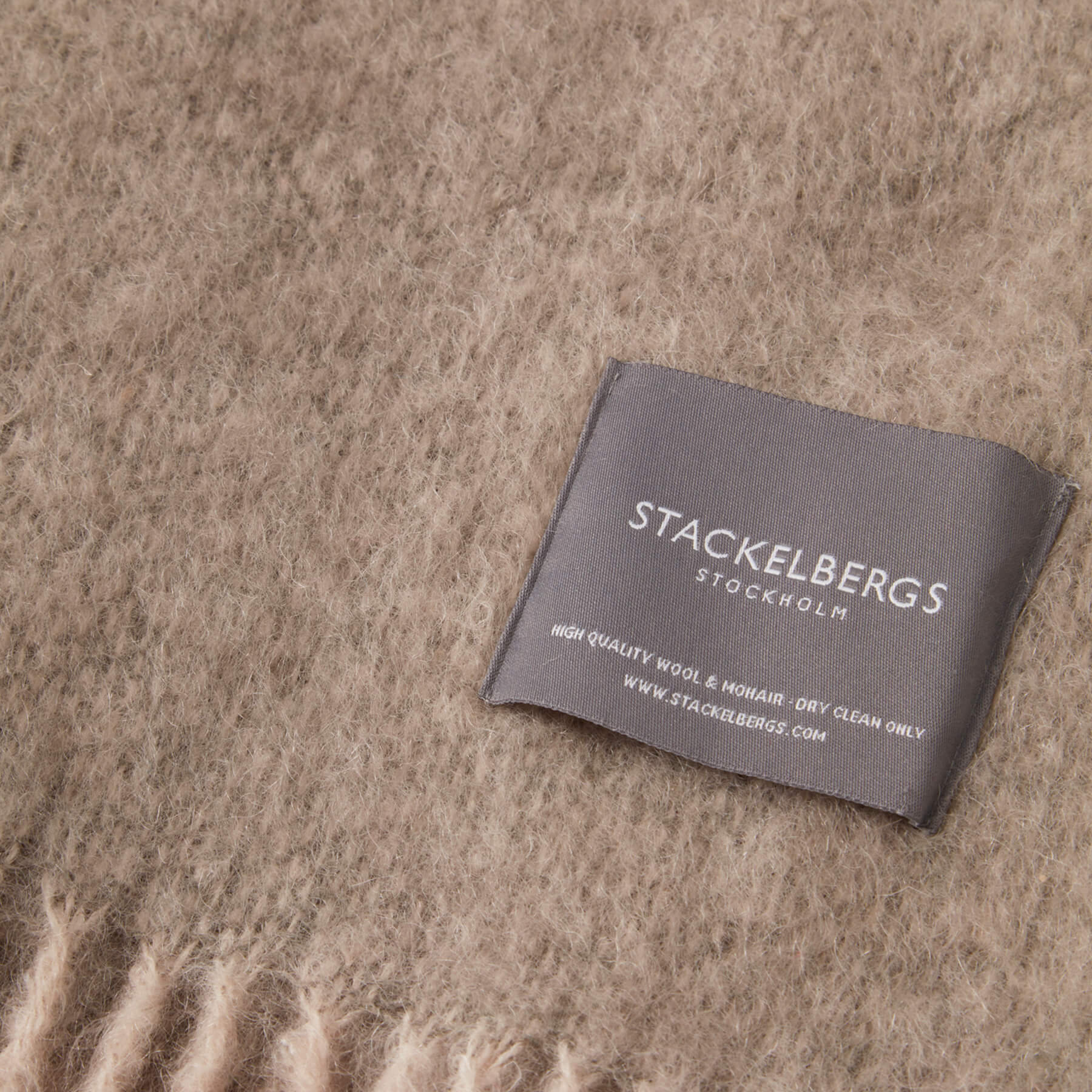 STACKELBERGS MOHAIRTEPPI LIGHT TAUPE/BRINDLE MELANGE