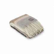 TEPPI MOHAIR STRIPE BROWN BLACK&ROSE