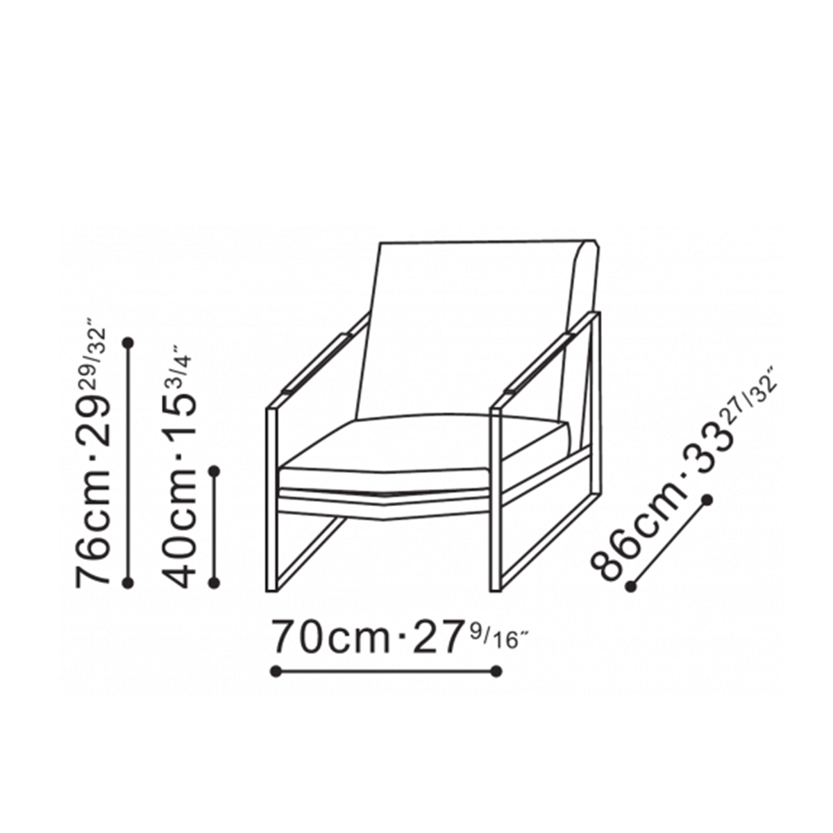 CAMERICH LEMAN ARMSTÓLL Í ÁKLÆÐI