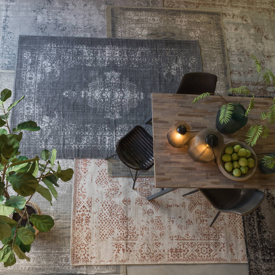 L&L GÓLFMOTTA OBAR GREY 160x230cm