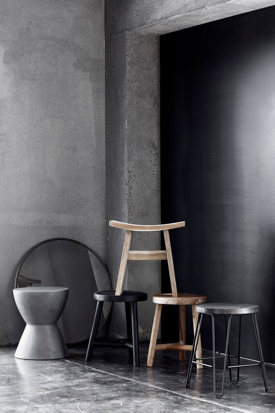 MUUBS VEGGSPEGILL ROUND COPENHAGEN S. 80CM