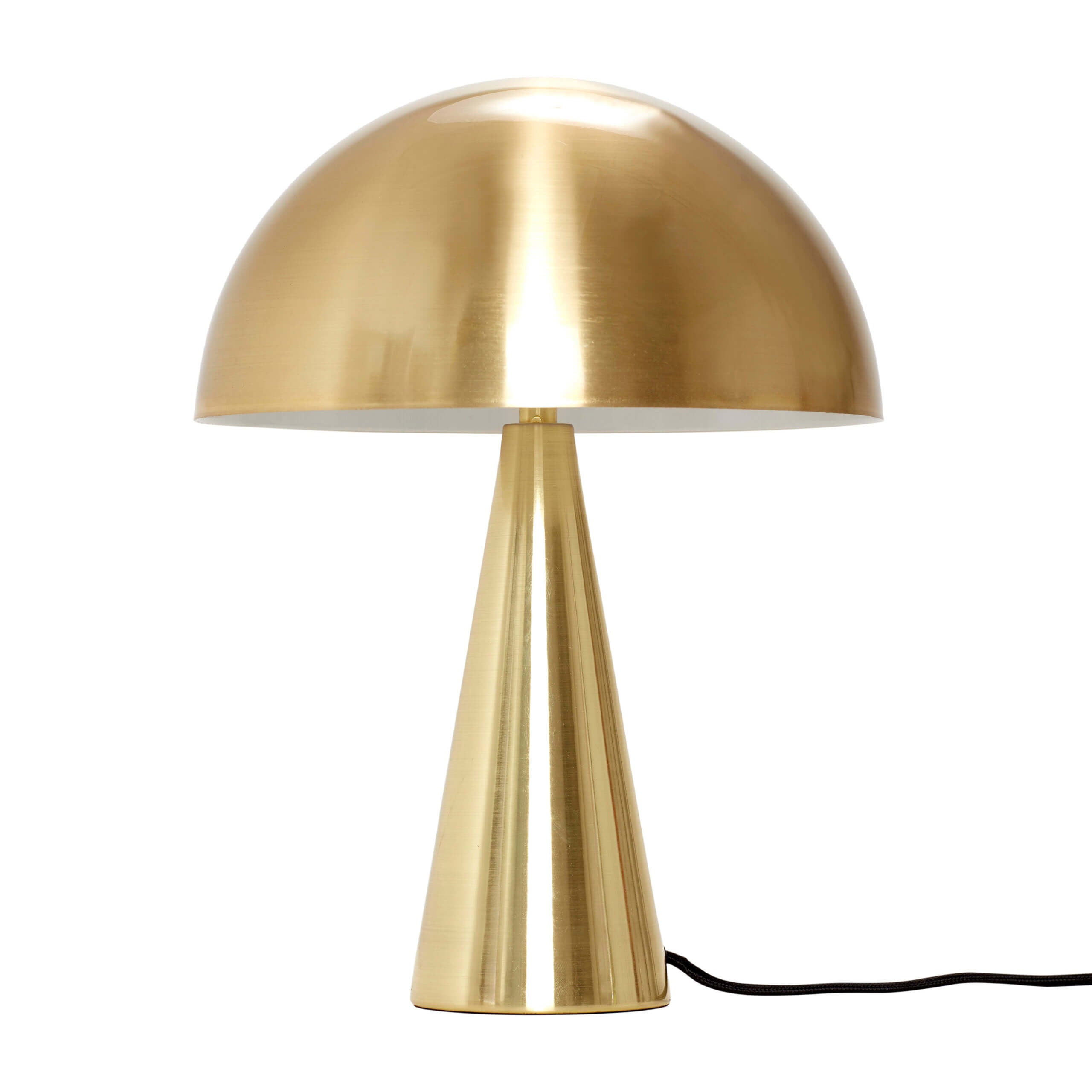 HÜBSCH BORÐLAMPI BRASS/METAL 25x33cm