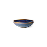 HK Living CHEF KERAMIKDISKUR RUSTIC BLUE