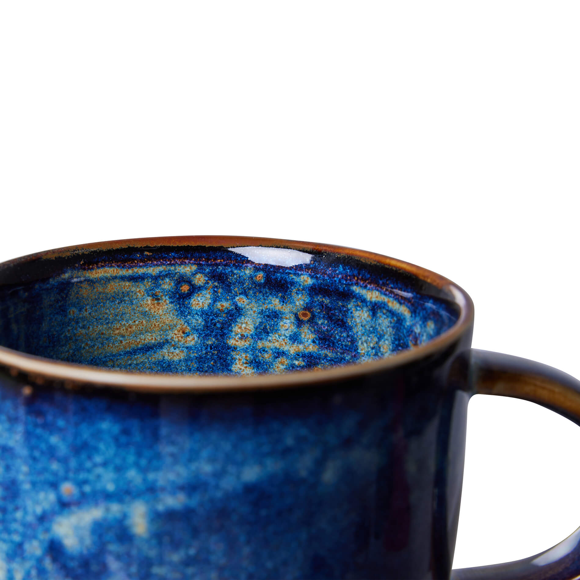 HKliving CHEF KERAMIKBOLLI RUSTIC BLUE