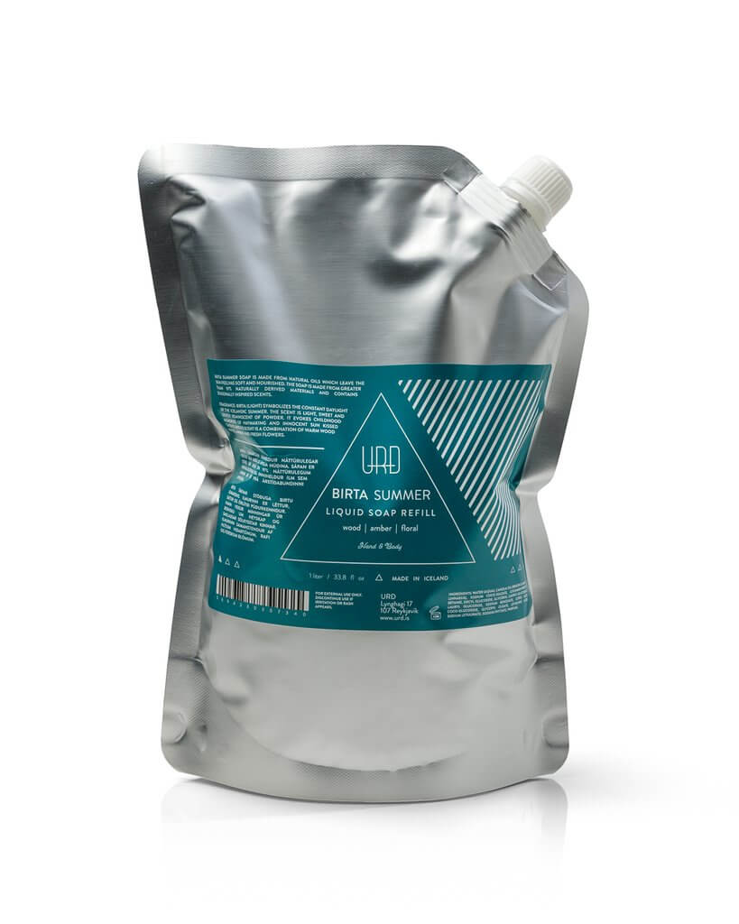 URÐ BIRTA SÁPA ÁFYLLING 1 LTR