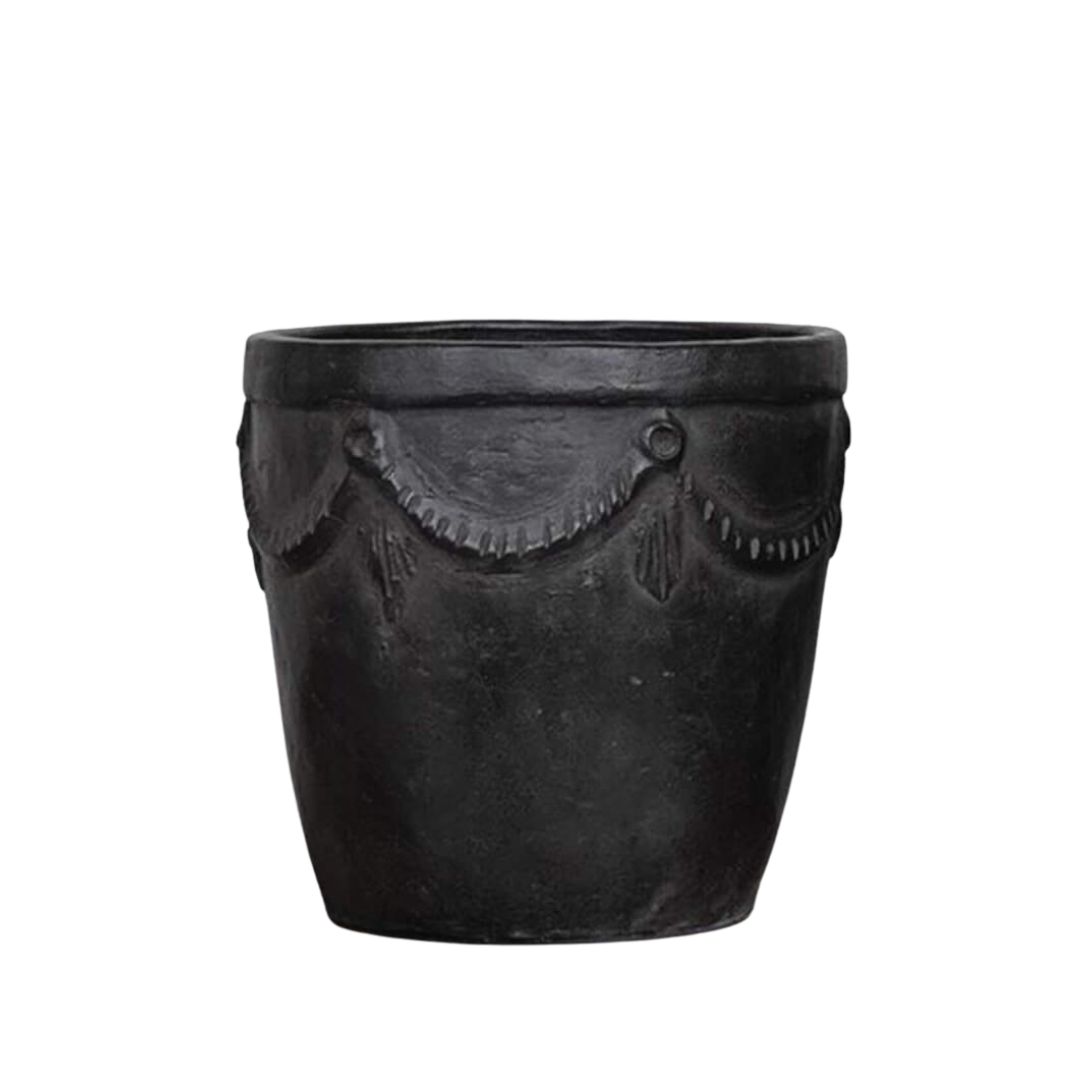 NOORI OBJECTS RITNO BLÓMAPOTTUR SVARTUR STÓR