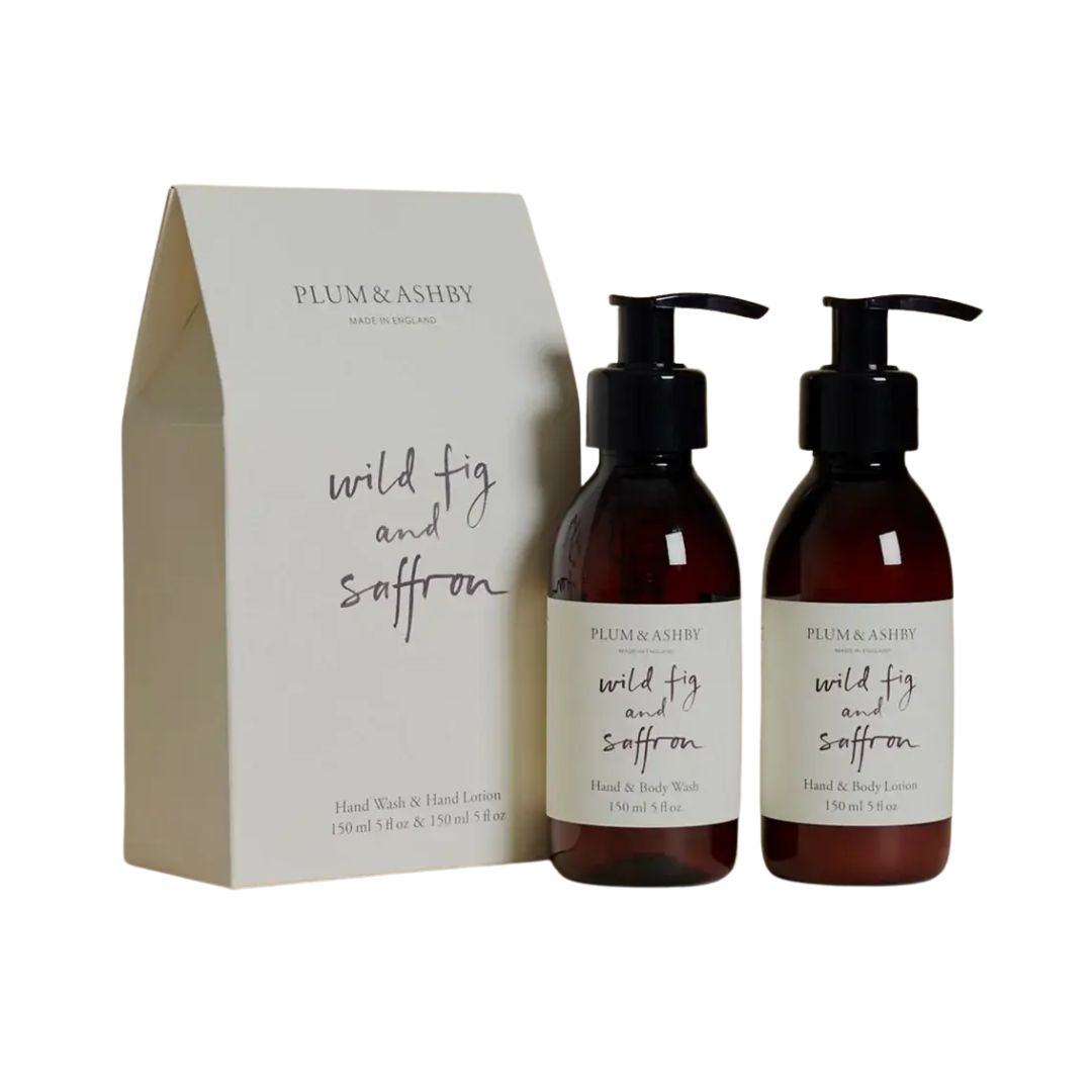GJAFASETT SÁPA & KREM WILD FIG SAFFRON