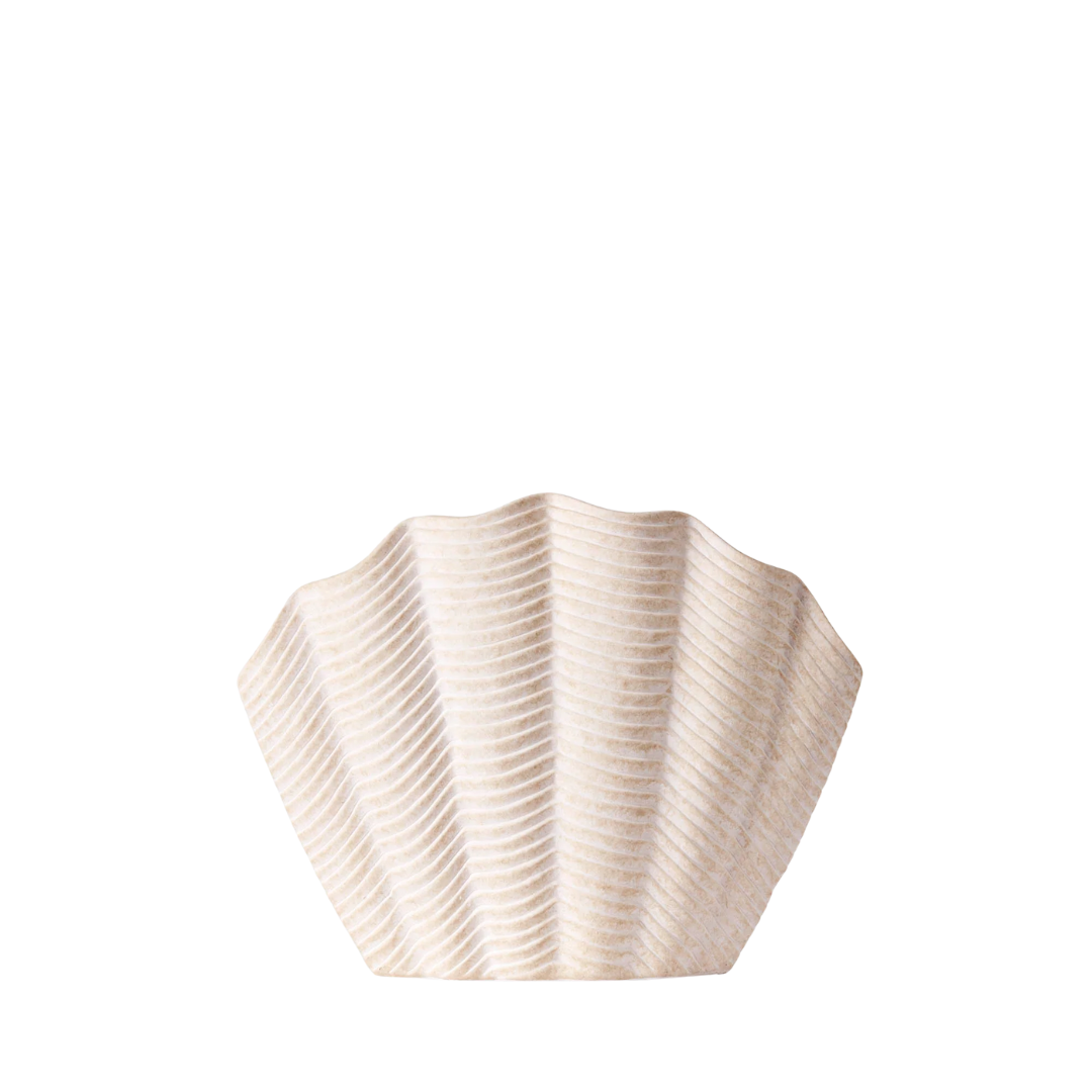 CONCHA SHELL VASI STÓR WHITE