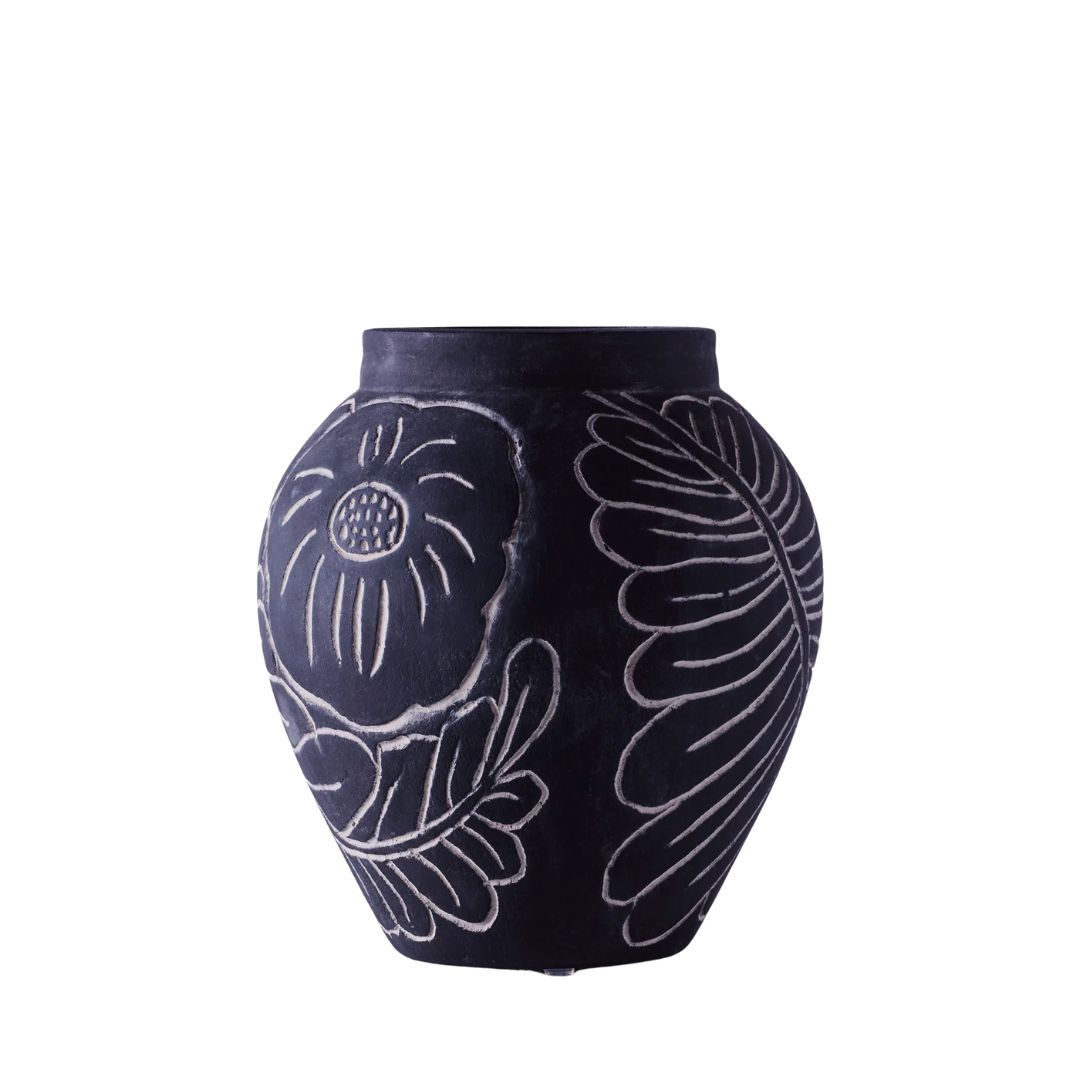 FRIDA VASI SVARTUR SMALL 25 CM