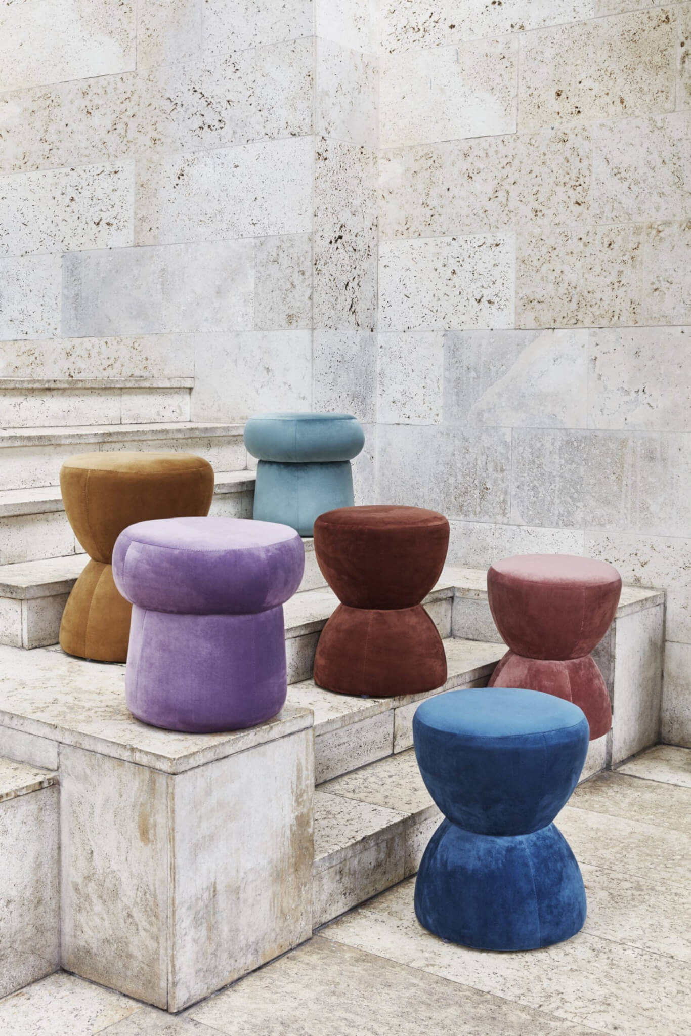 DAY HOME  BONGO KOLLUR Í FLAUELI (HENNA) 50cm