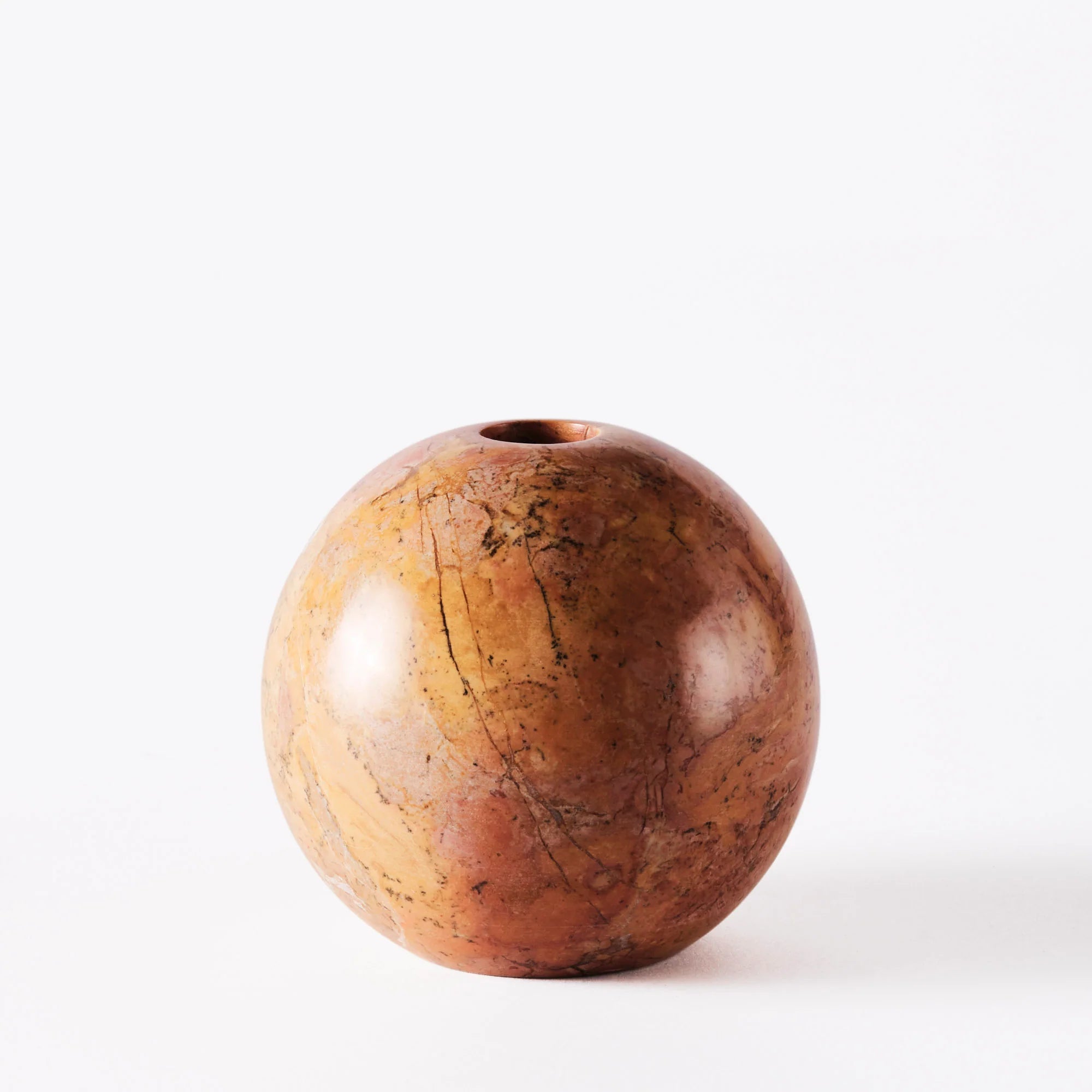SPHERE KERTASTJAKI RED 12CM
