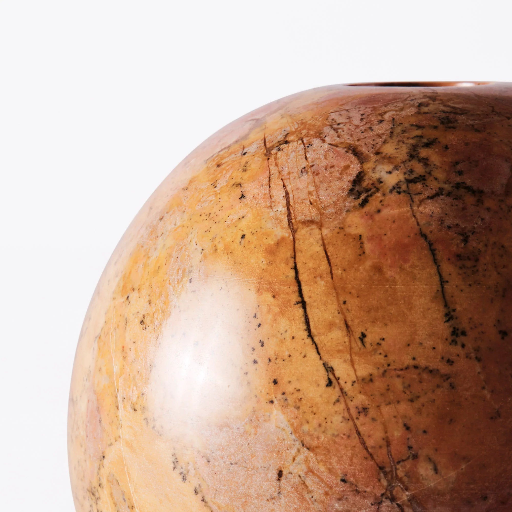 SPHERE KERTASTJAKI RED 12CM