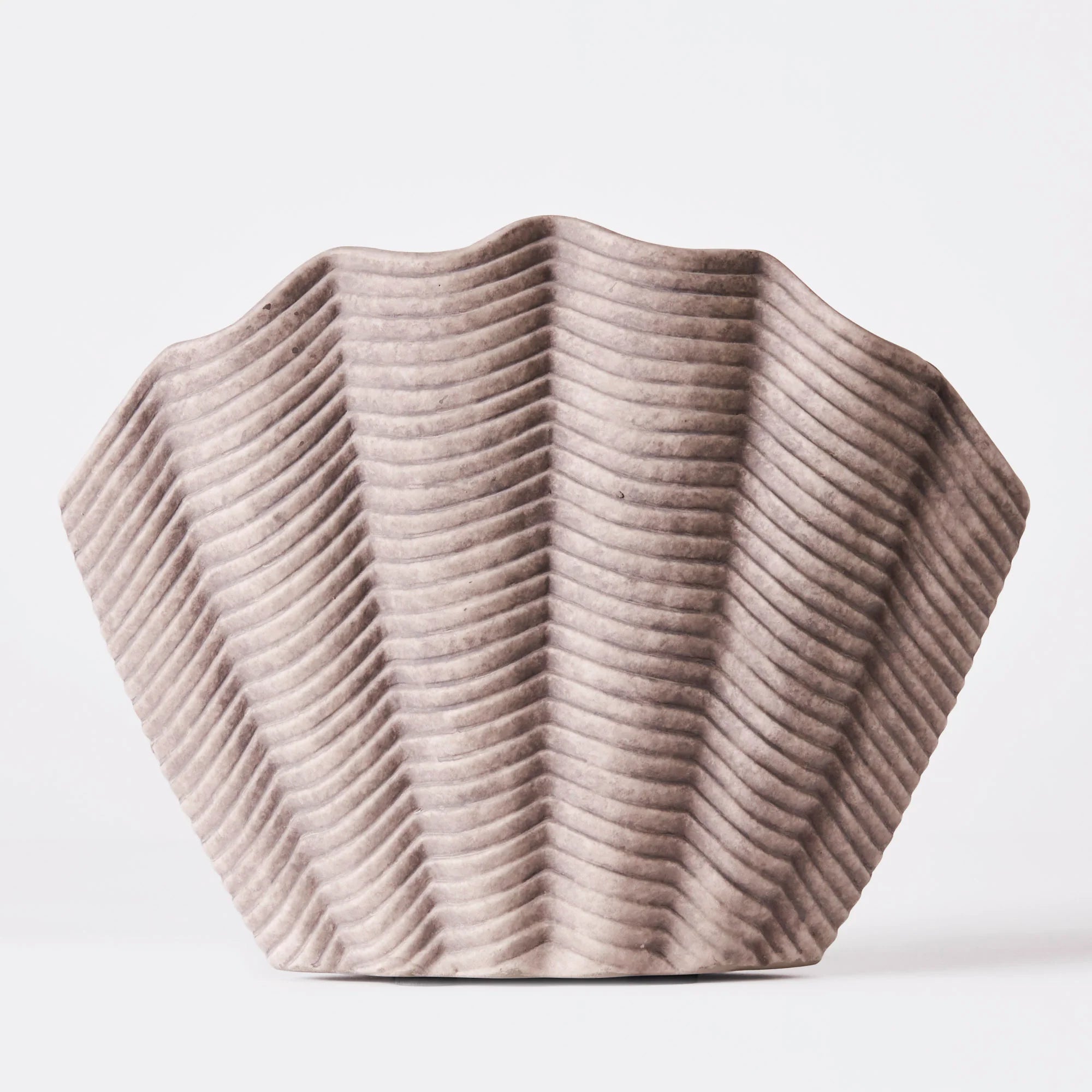 CONCHA SHELL VASI STÓR GREY