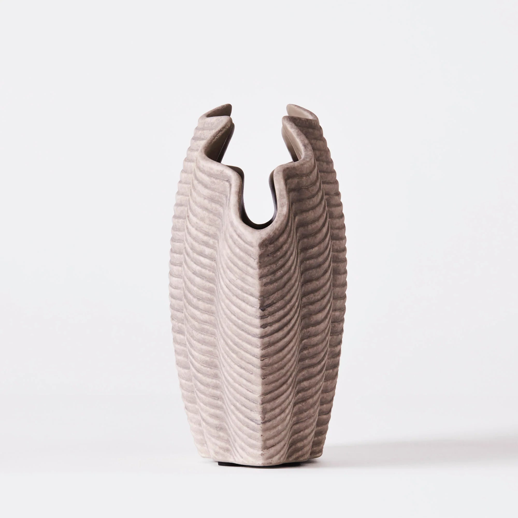 CONCHA SHELL VASI STÓR GREY