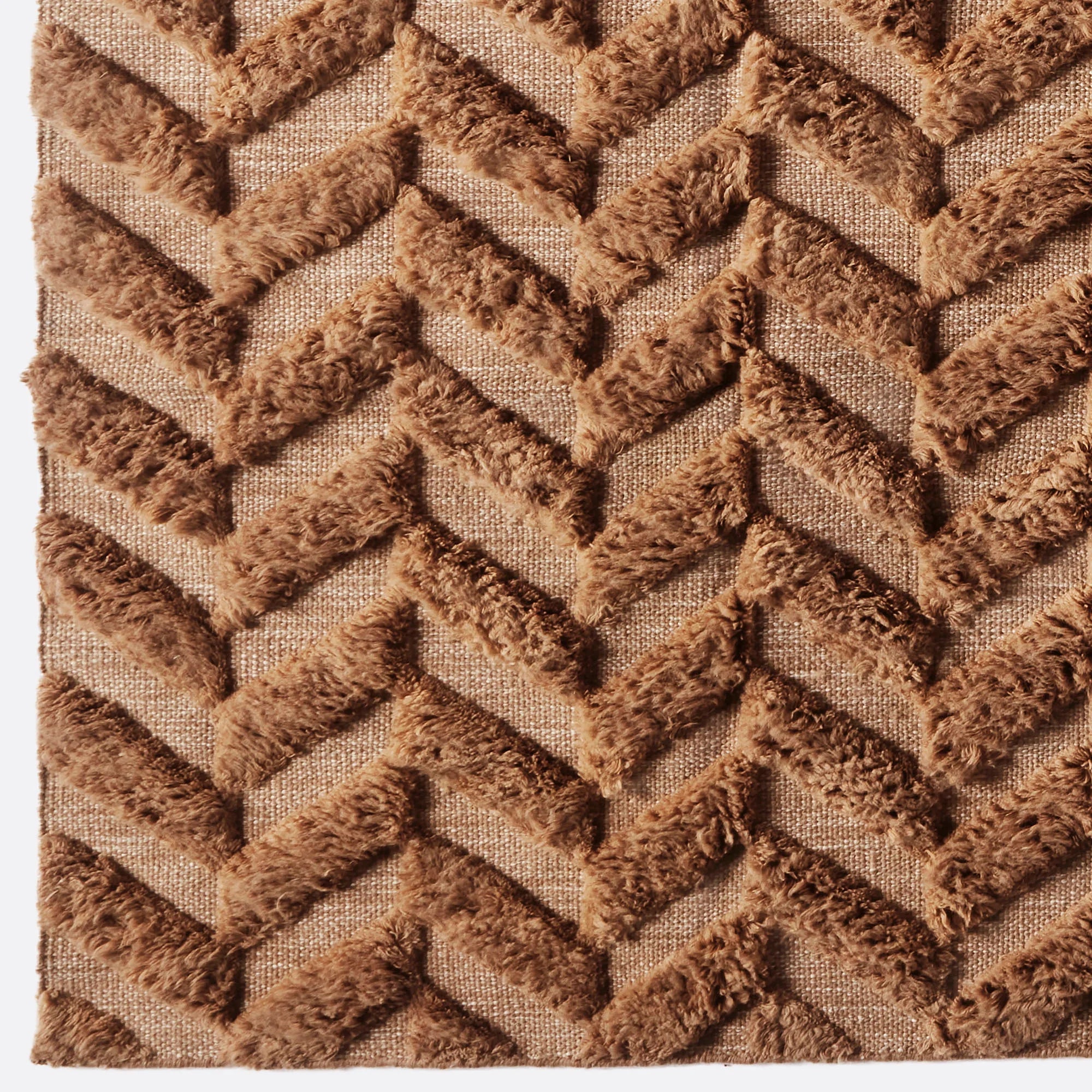 HERRINGBONE MOTTA BRÚN 200X300 CM