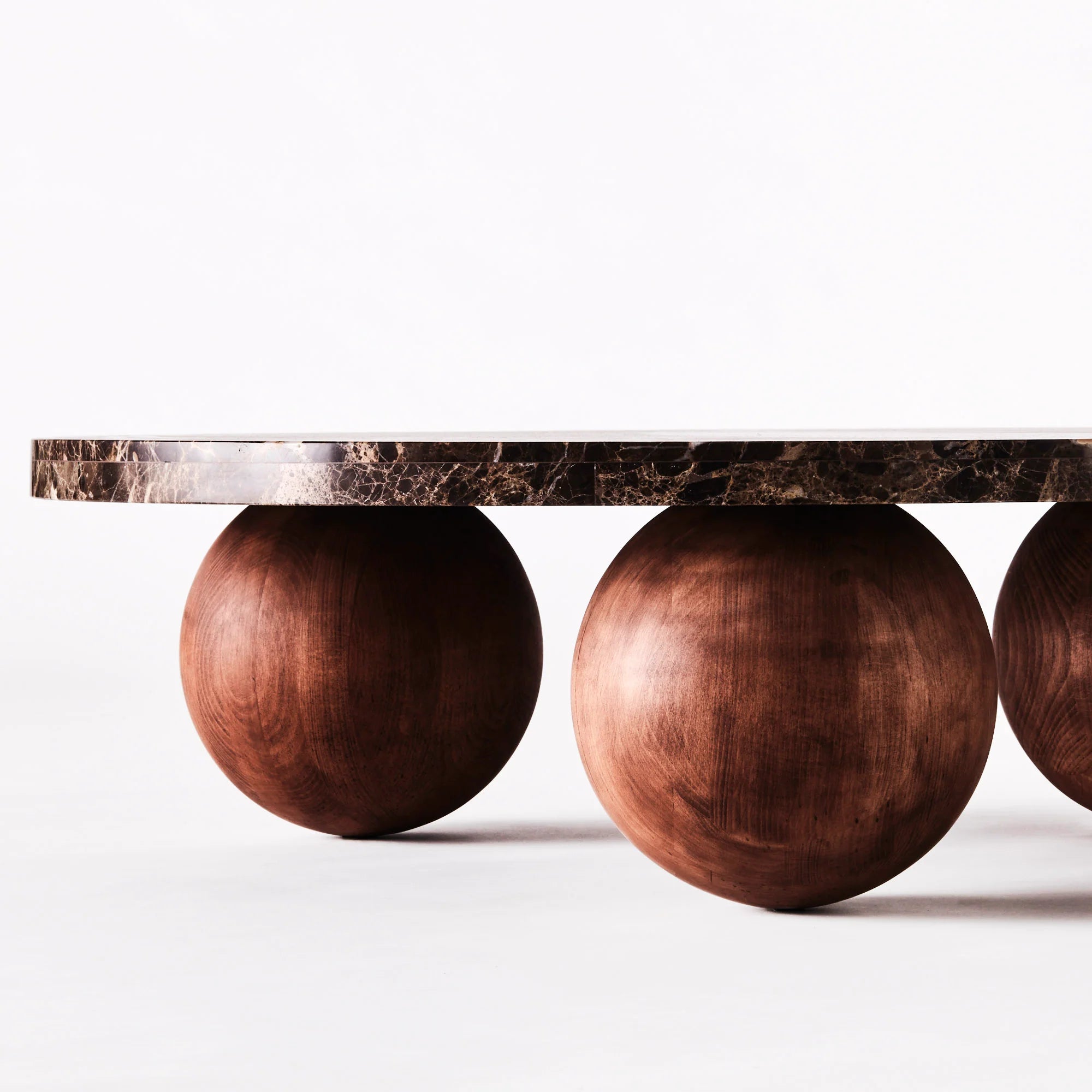 SPHERE SÓFABÓRÐ MARMARI/ASKUR 120 CM
