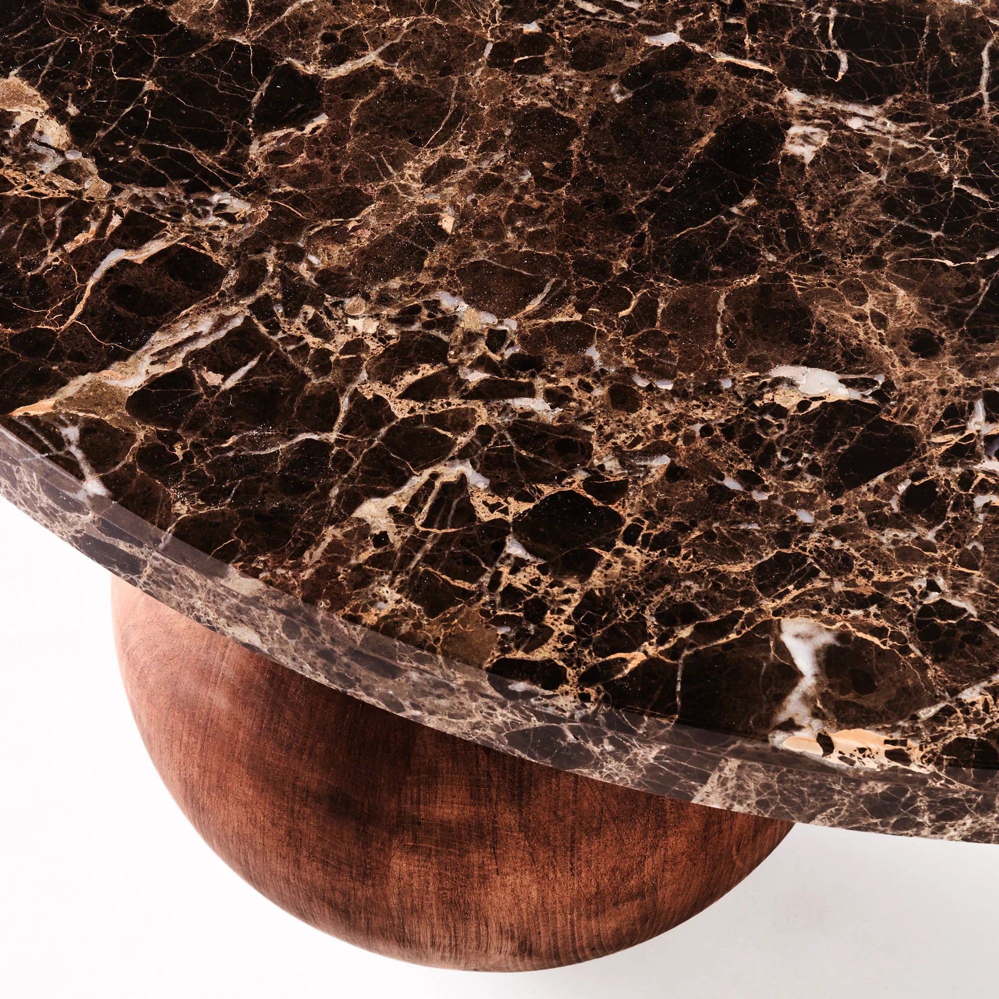 SPHERE SÓFABÓRÐ MARMARI/ASKUR 120 CM