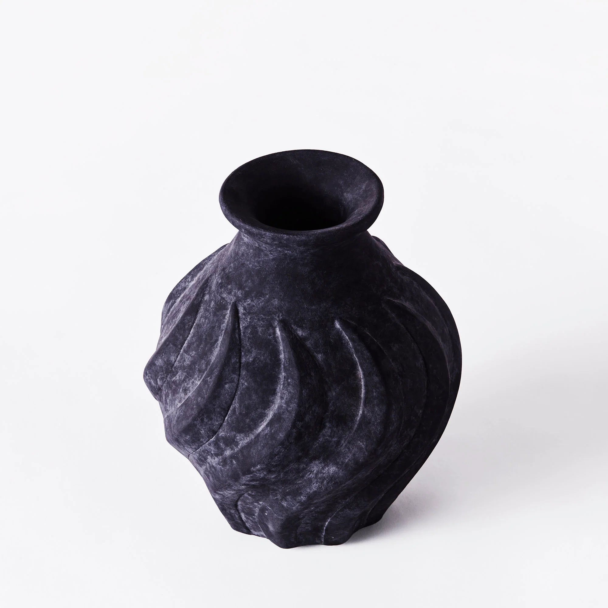 SWIRL VASI SMALL BLACK