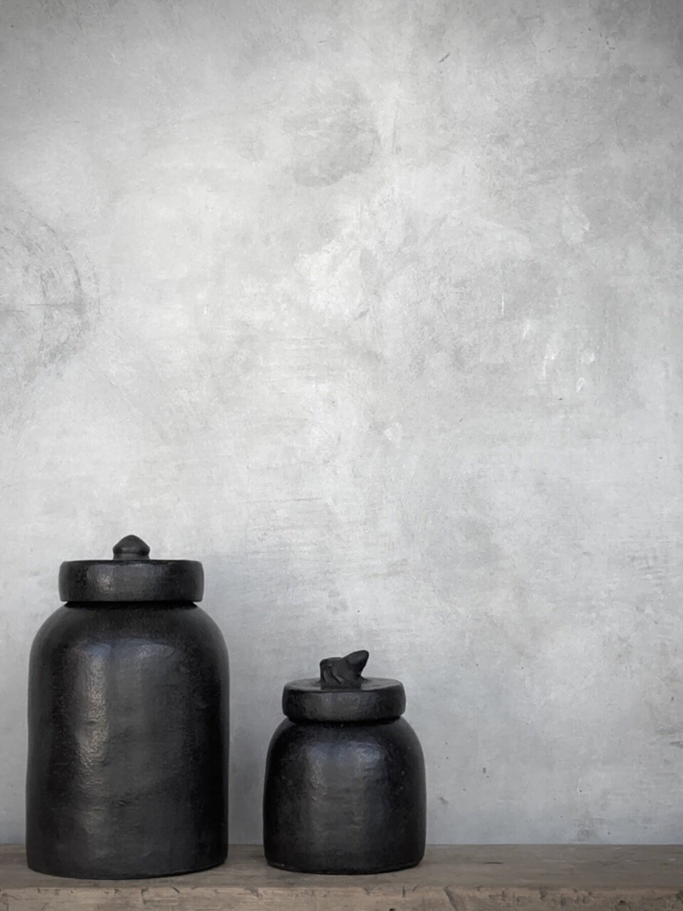 NOORI OBJECTS RARU KRUKKA MEÐ LOKI SVÖRT