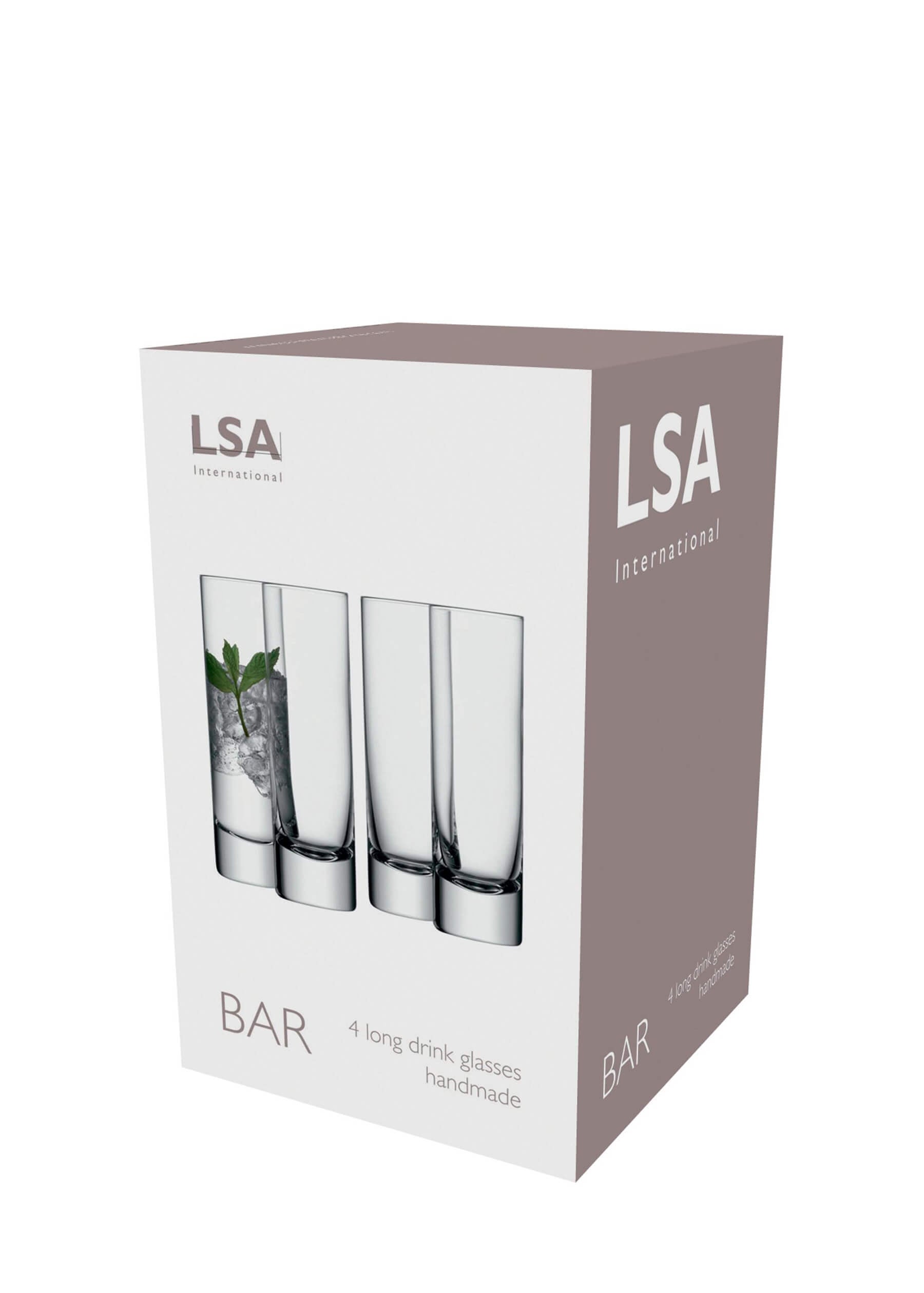 LSA BAR GLAS 250ML 4 stk/pk