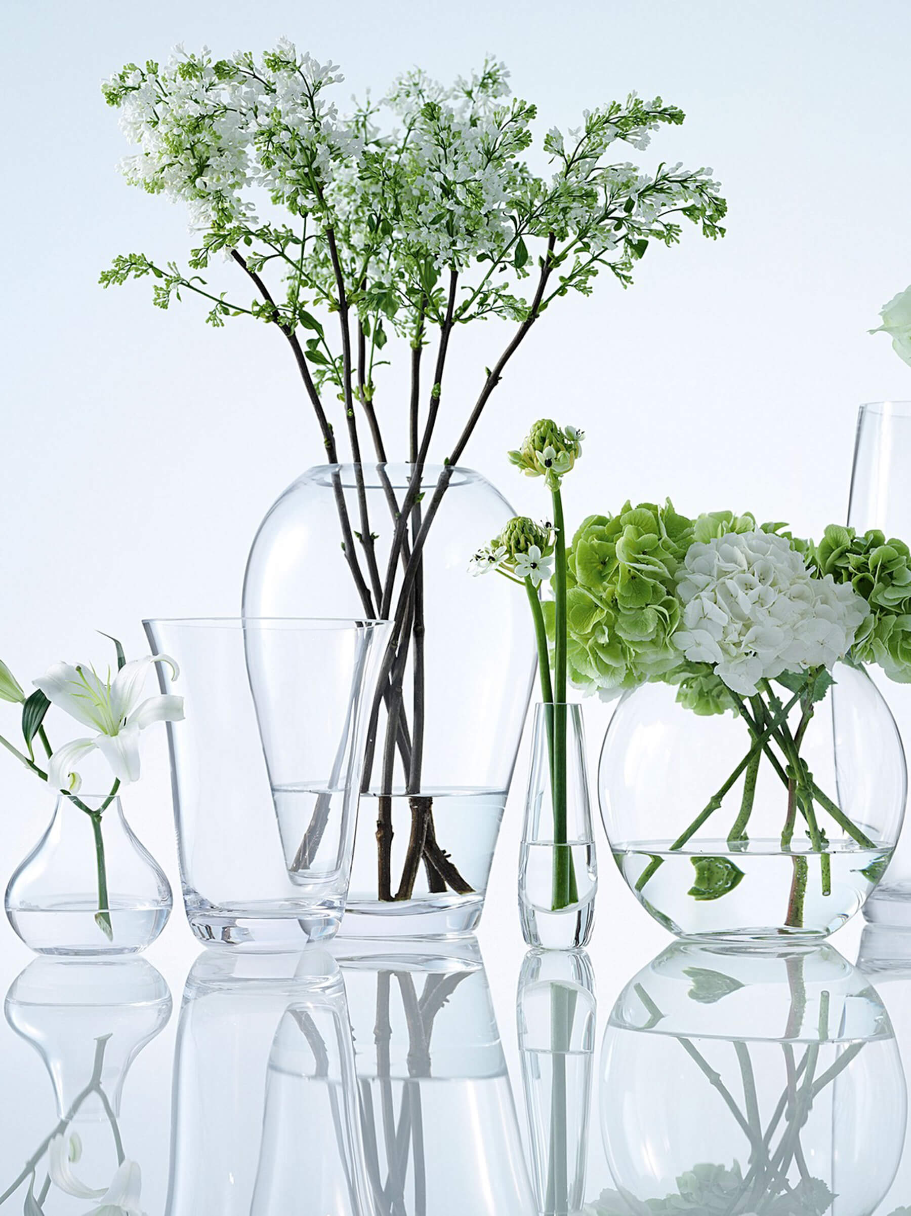 LSA FLOWER BOUQUET GLER VASI 23CM