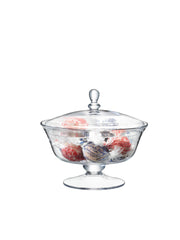 LSA SERVE GLERSKÁL MEÐ LOKI 19,5CM