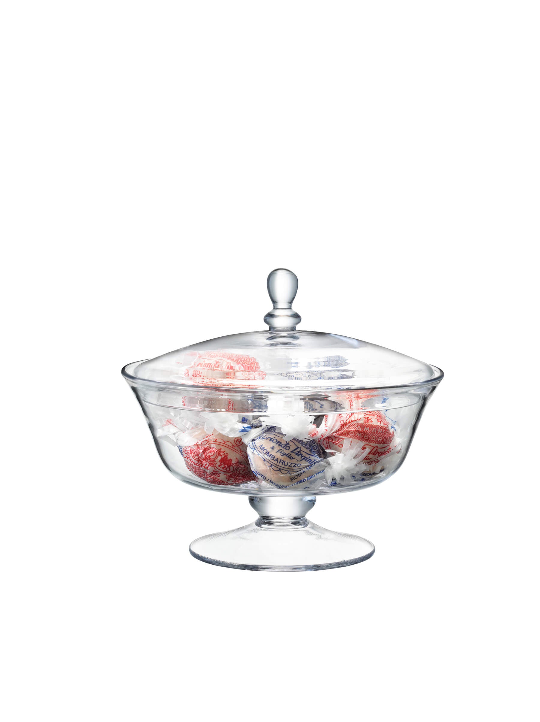 LSA SERVE GLERSKÁL MEÐ LOKI 19,5CM