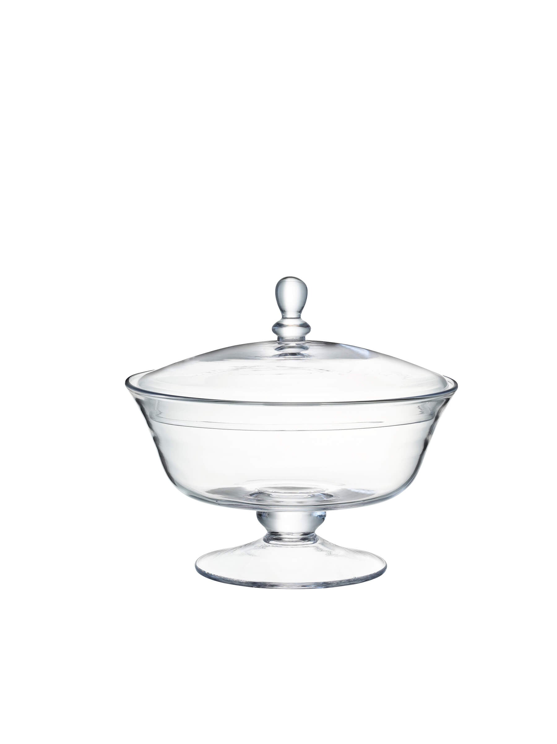 LSA SERVE GLERSKÁL MEÐ LOKI 19,5CM