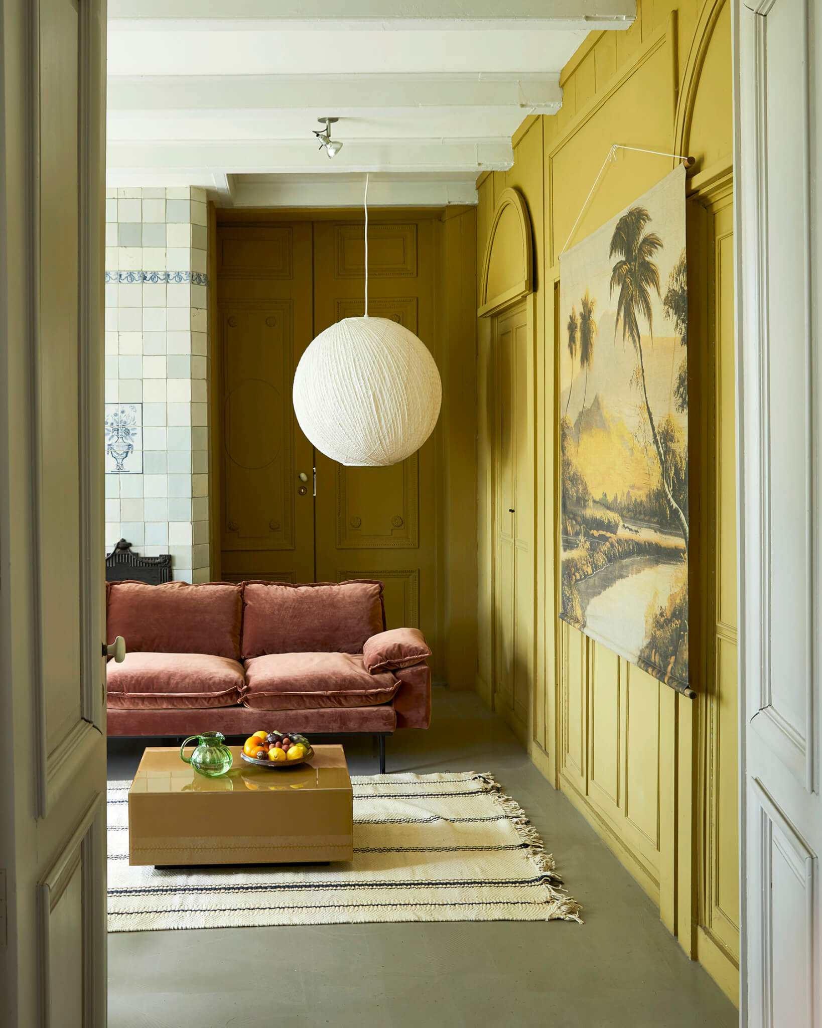 HK Living JUNGLE LANDSCAPE VEGGTEPPI XXL