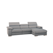 HTL 10736 TUNGUSÓFI MEÐ RAFMAGNI Í SÆTUM (ÁKLÆÐI)