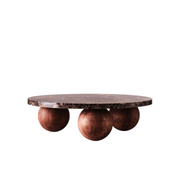 SPHERE SÓFABÓRÐ MARMARI/ASKUR 120 CM