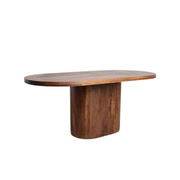 RAW MATERIALS BULLNOSE OBLONG BORÐSTOFUBORÐ 180 CM
