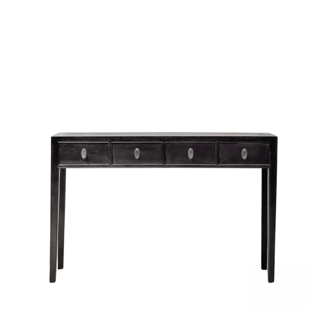 BONG GANGABORÐ M/SKÚFFUM SVART 131X36