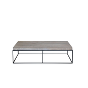 PURE RIGBY SÓFABORÐ 140X80X37 CM MOCCA BLACK
