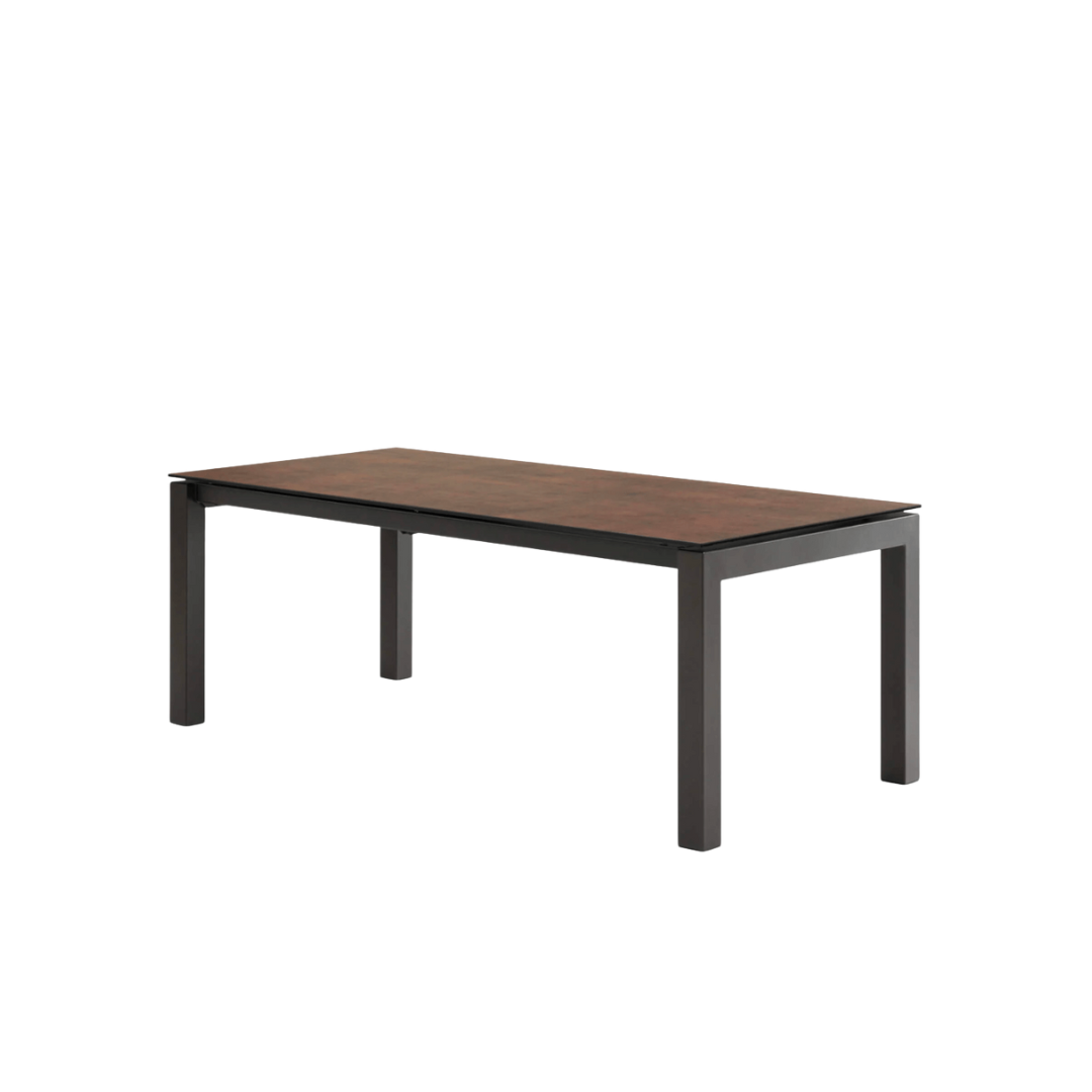 MOBLIBERICA ENIX BORÐ GRIND SVÖRT 100X200(300)CM