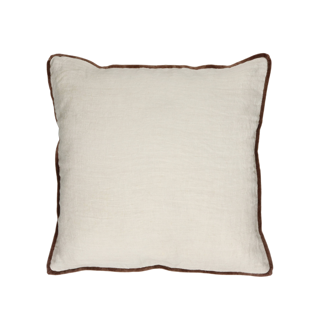 POMAX PÚÐI OPPOSITES HÖR/BÓMULL 45x45 cm