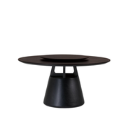CAMERICH UNITY BORÐ M/SNÚNINGSDISK 150 CM SVARTBÆSUÐ HNOTA