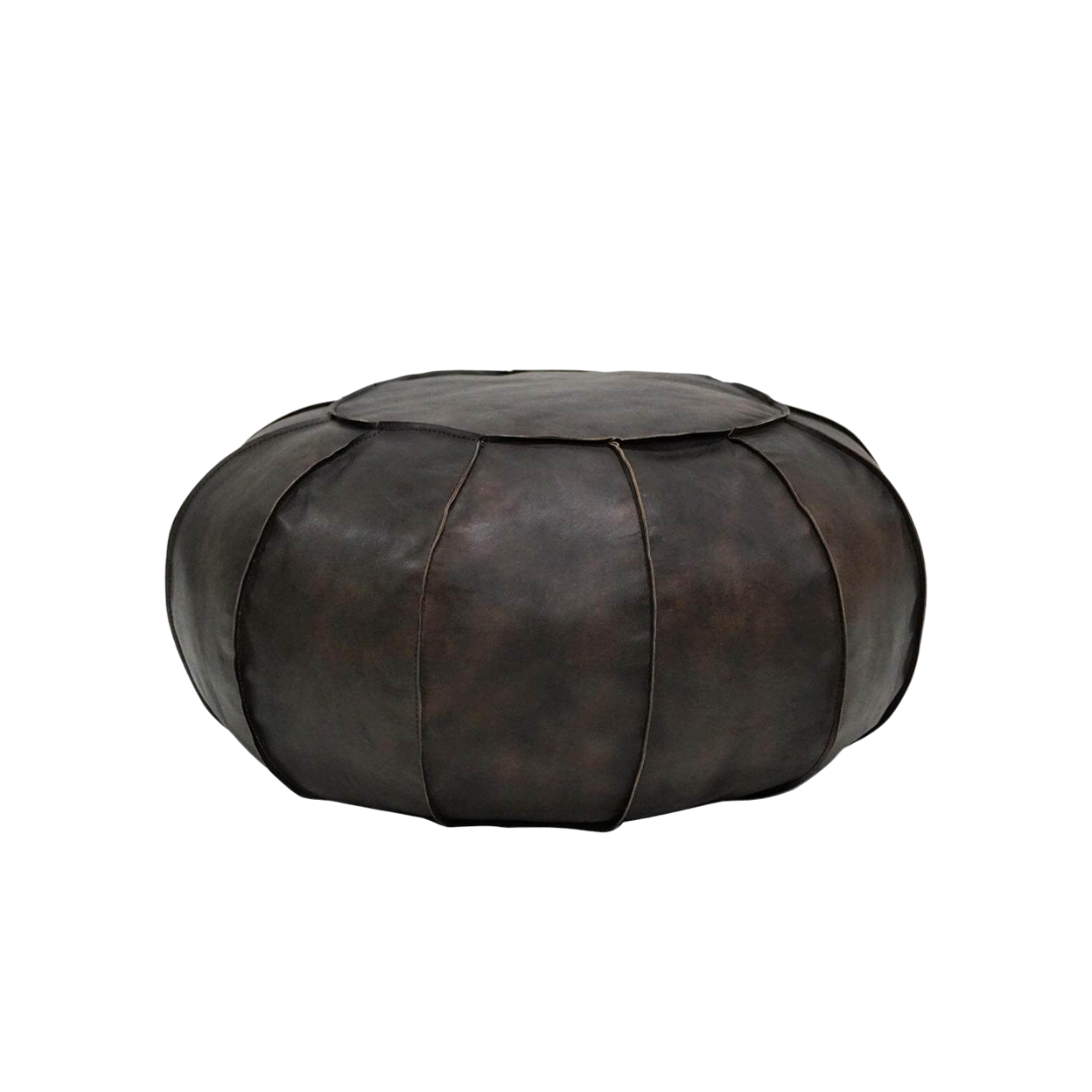 COOL ROUND LEÐUR PULLA KOKSGRÁ