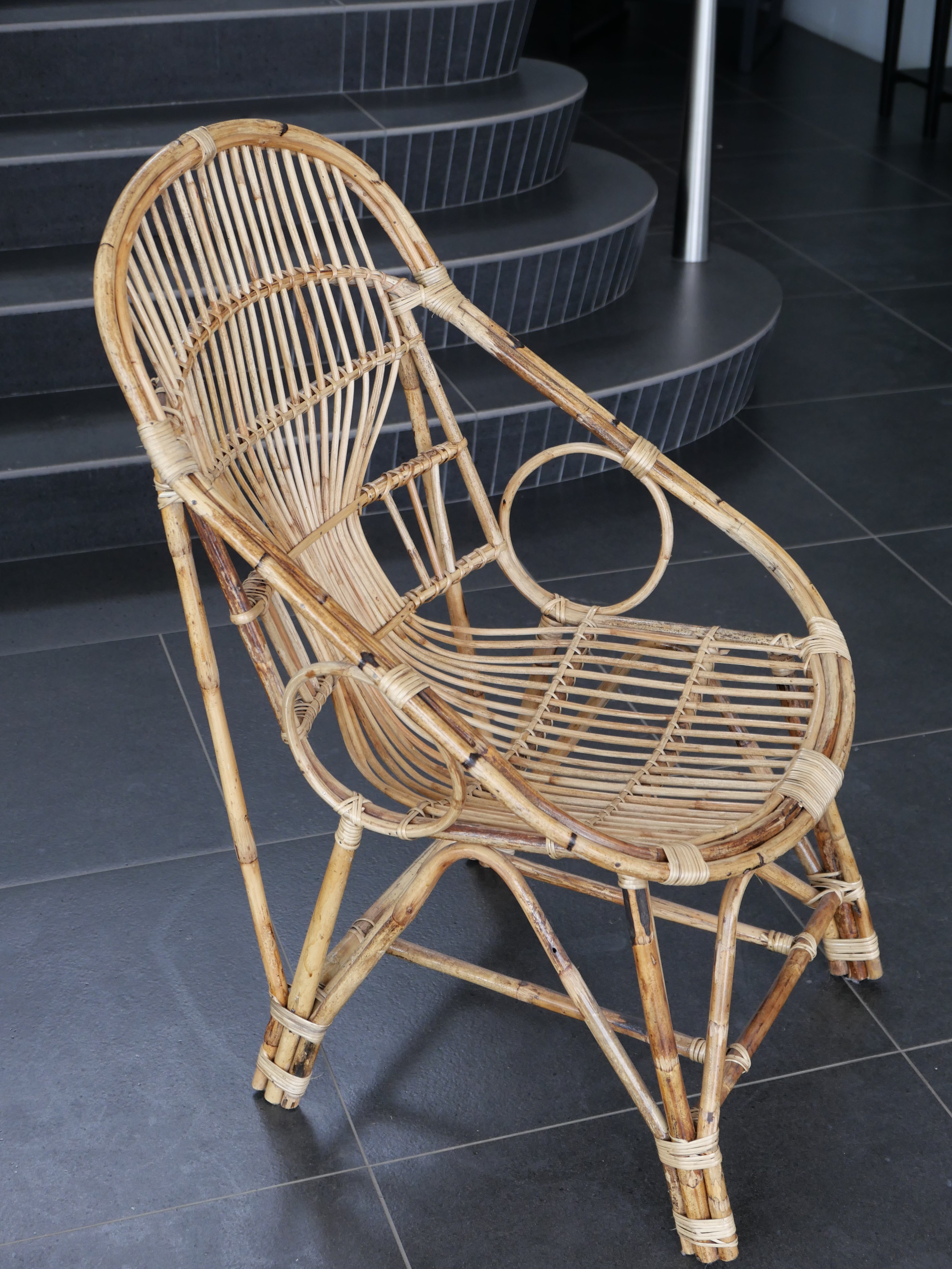 DAY STÓLL VINTAGE NATURAL BAMBOO