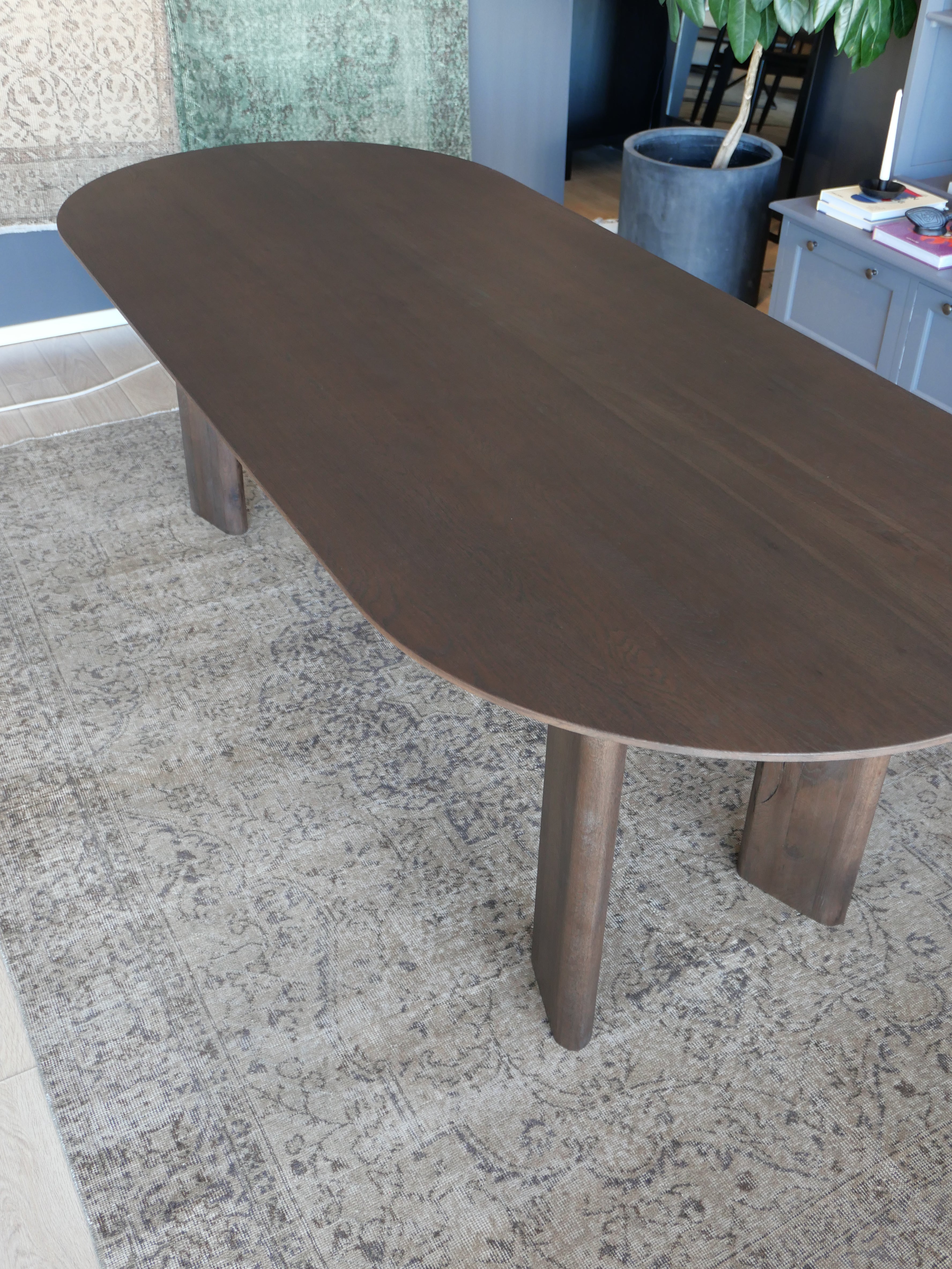 SLIM BORÐ 100X240 CM LITUR COFFEE