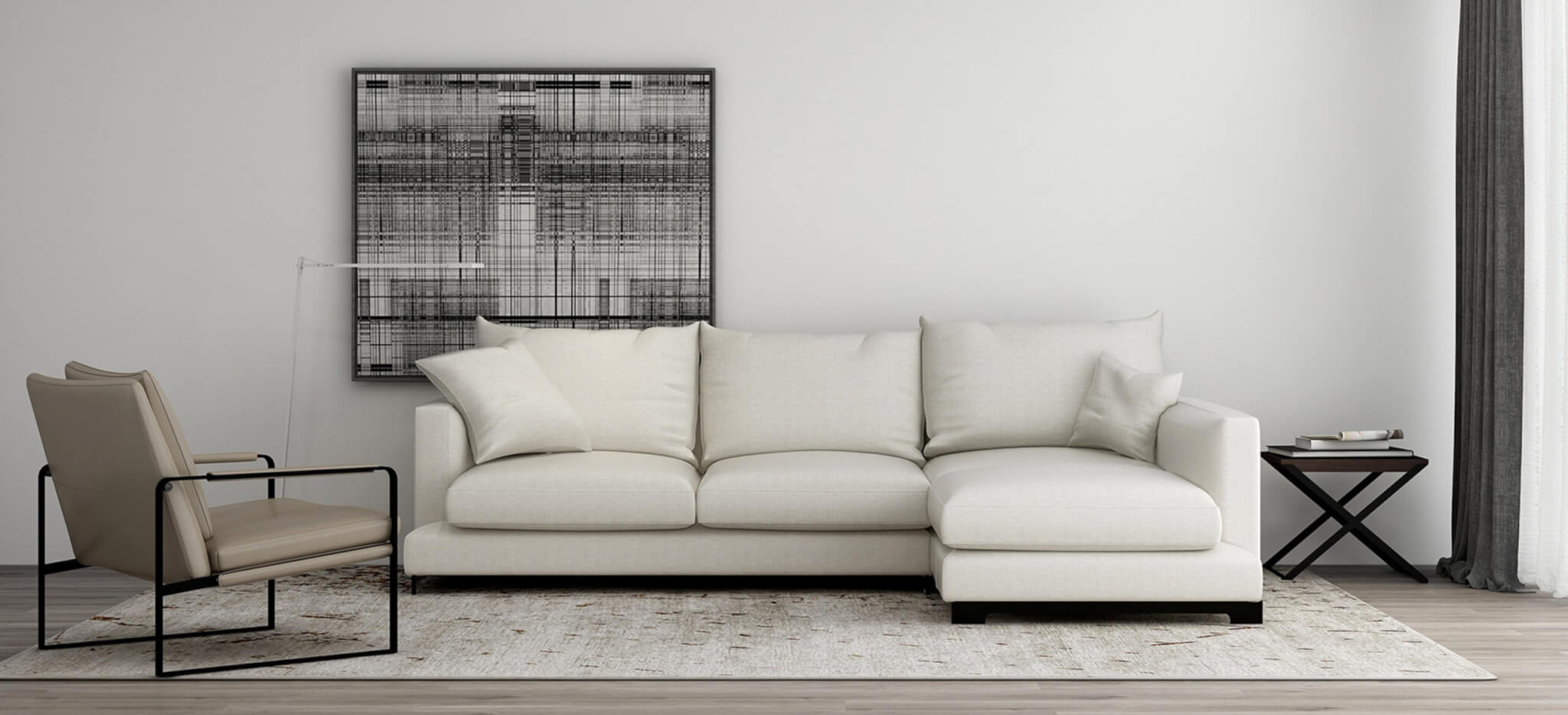 CAMERICH LAZYTIME SÓFI Í ÁKLÆÐI