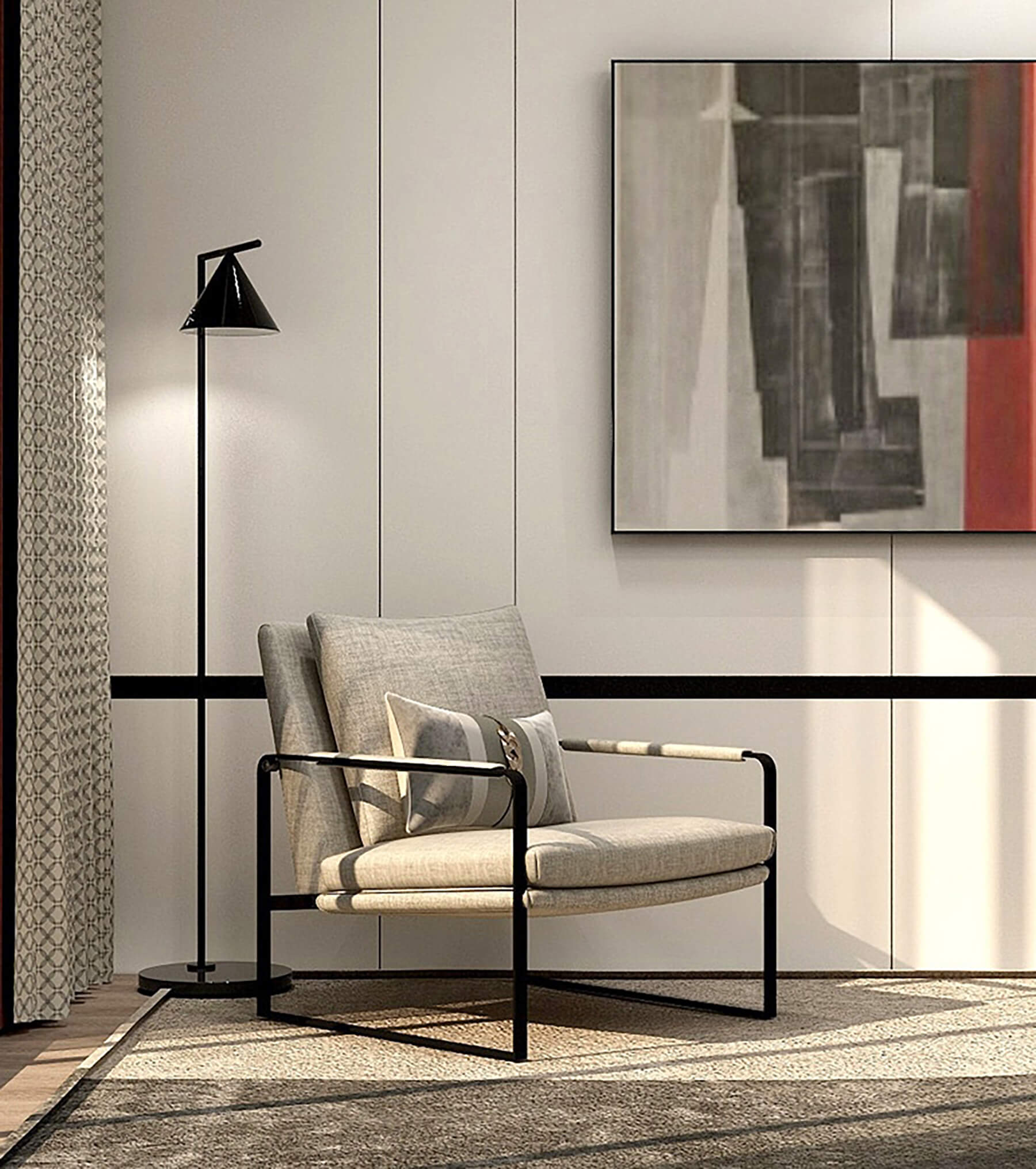 CAMERICH LEMAN ARMSTÓLL Í ÁKLÆÐI