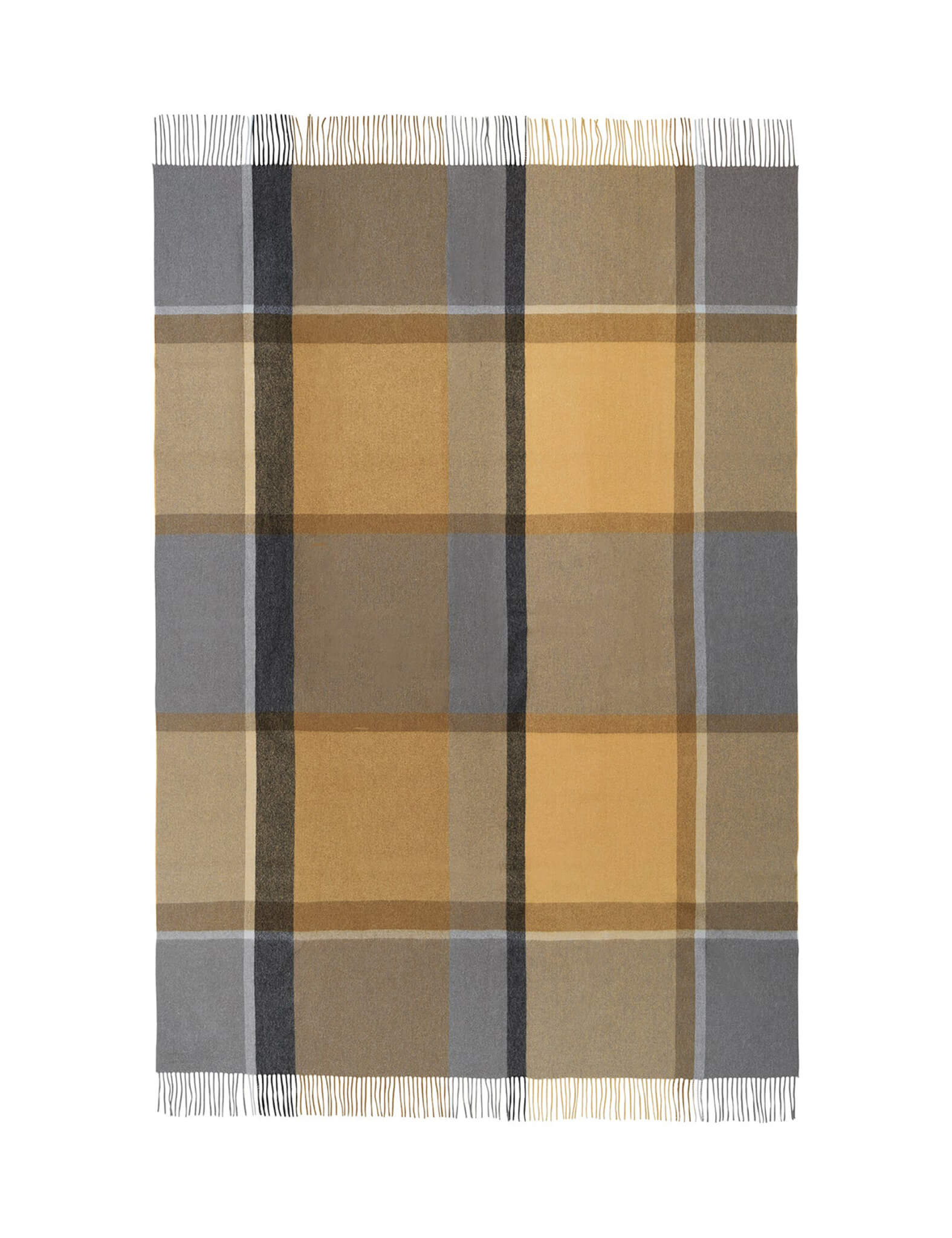 ELVANG MANHATTAN TEPPI YELLOW OCHER/SMOKED GLASS