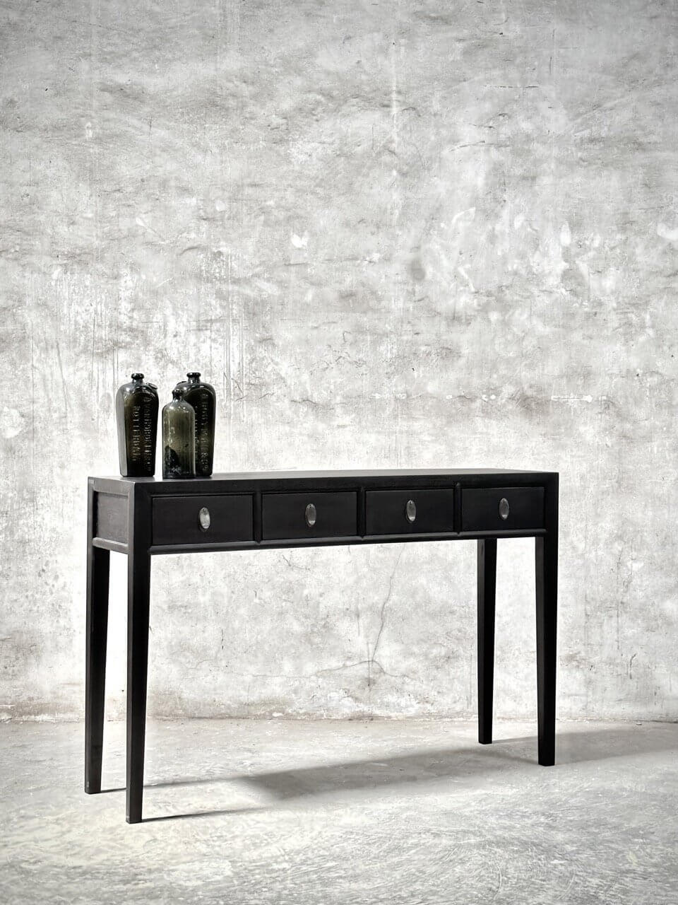 BONG GANGABORÐ M/SKÚFFUM SVART 131X36