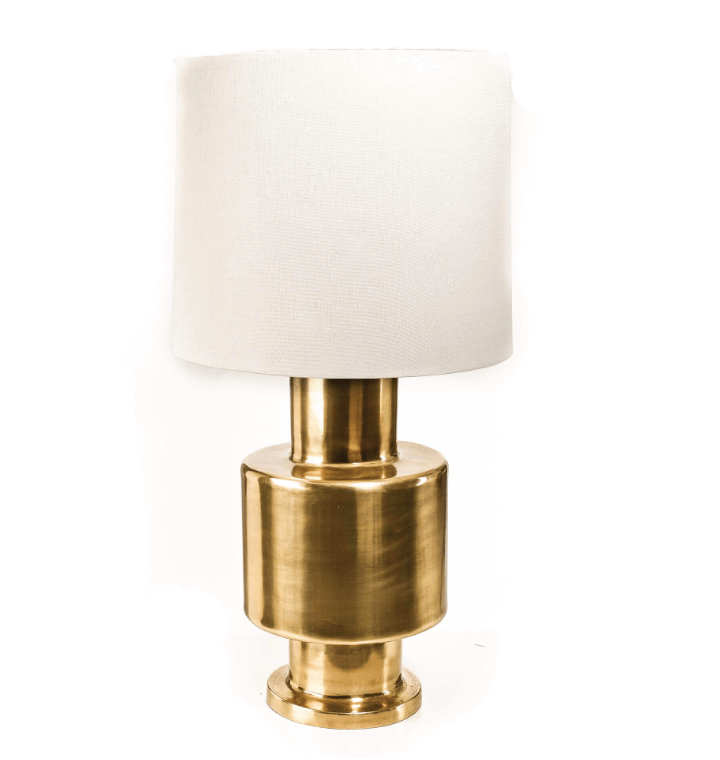 DAY LAMPI TOOL LIGHT M/SKERM ANTIK BRASS