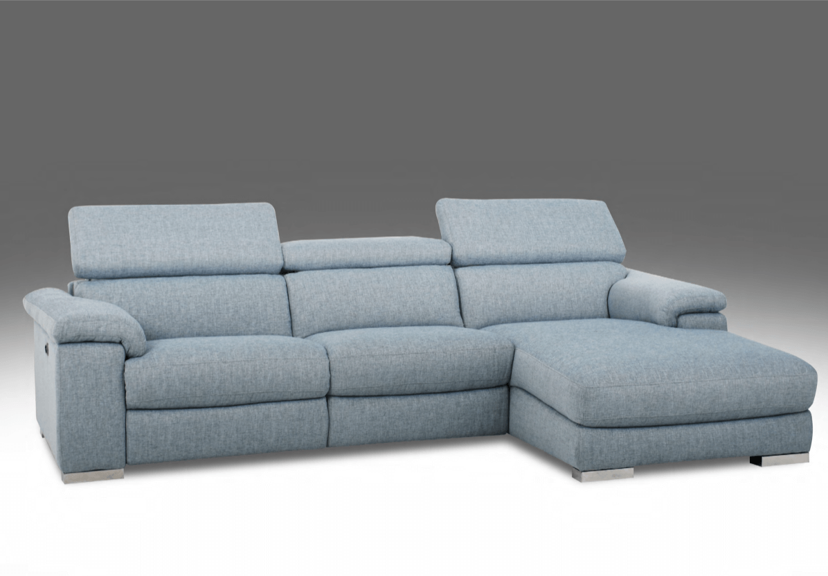 HTL 10736 TUNGUSÓFI MEÐ RAFMAGNI Í SÆTUM (ÁKLÆÐI)