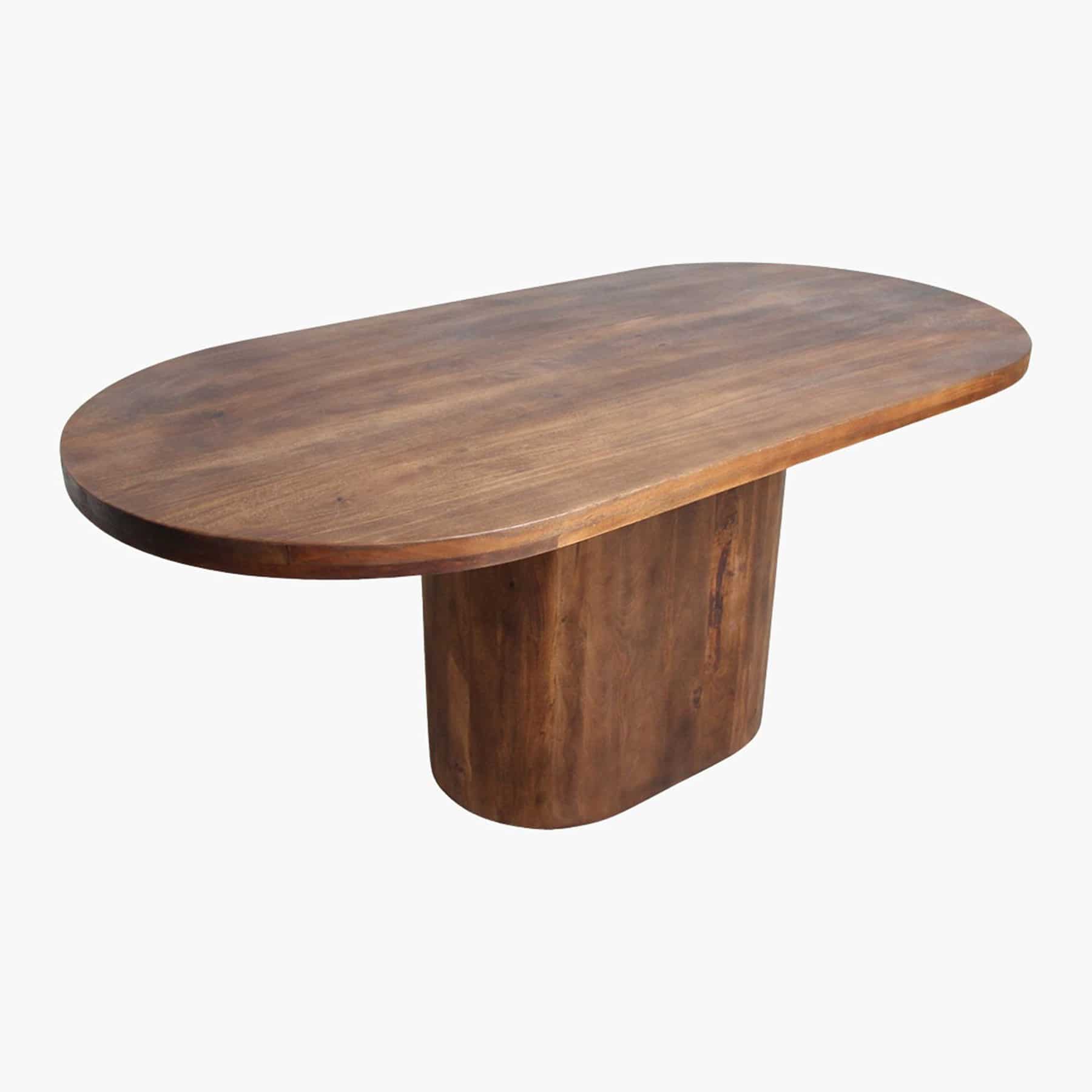 RAW MATERIALS BULLNOSE OBLONG BORÐSTOFUBORÐ 180 CM