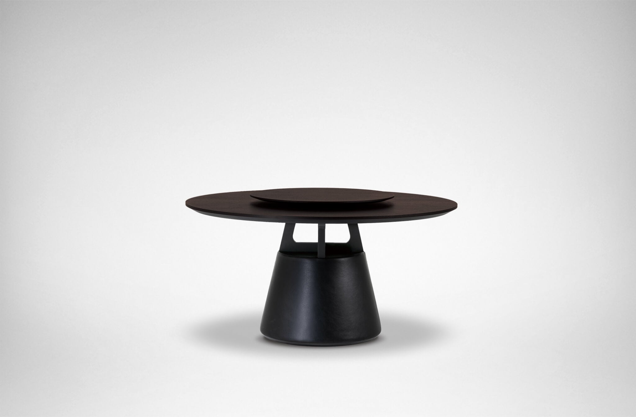 CAMERICH UNITY BORÐ M/SNÚNINGSDISK 150 CM SVARTBÆSUÐ HNOTA