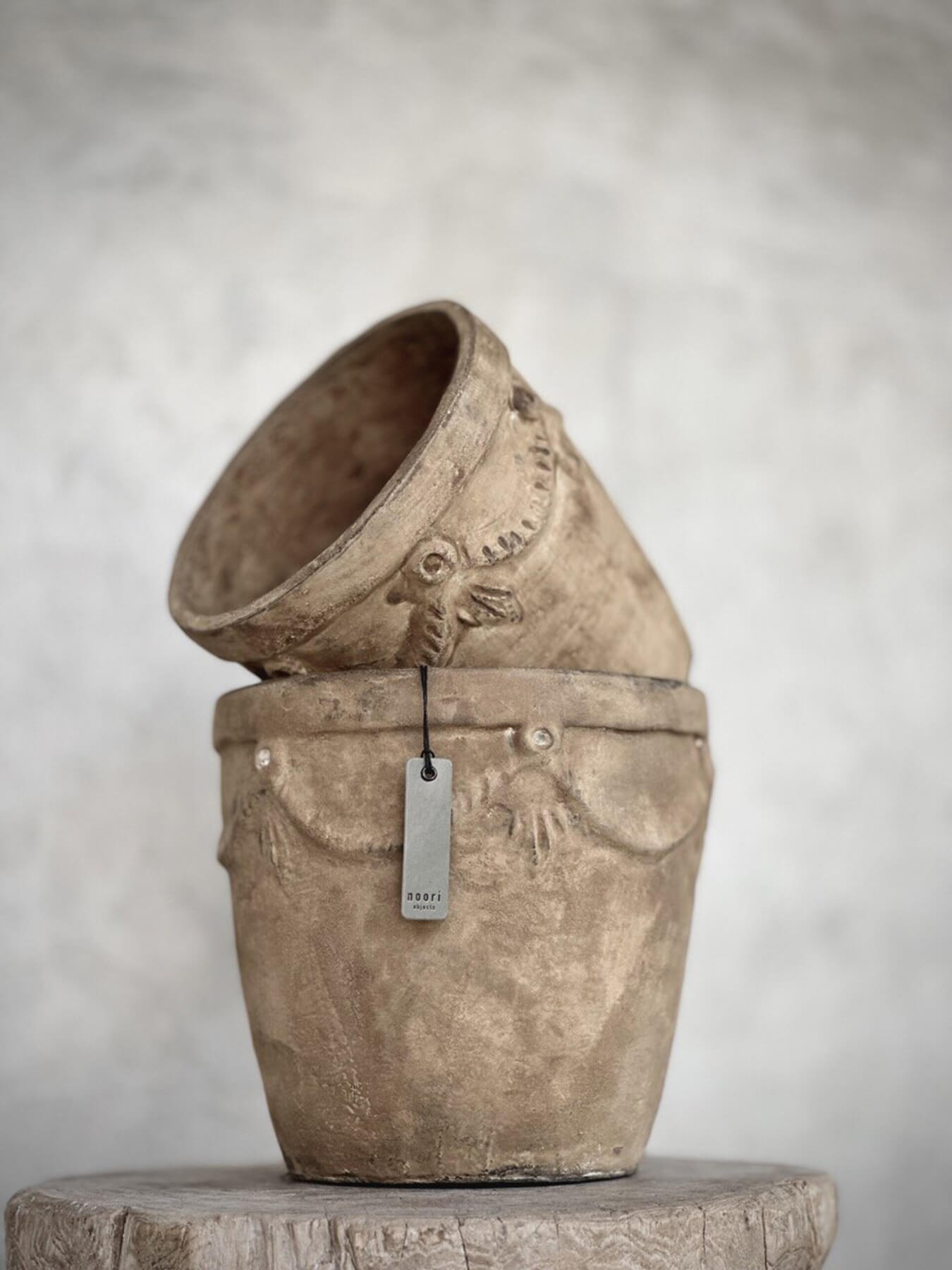 NOORI RITNO BLÓMAPOTTUR SAND STÓR