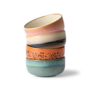 HK Living SKÁLASETT CIRIUS 70´S CERAMIC 4 STK/PK